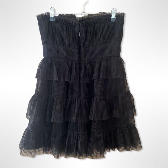 Lovers And Friends Barlow Black Tulle Strapless Mini Dress Sz S NWT Revolve $268 - Picture 7 of 13